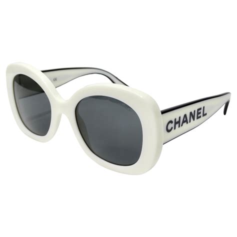 chanel sunglasses black with white bow|authentic chanel sunglasses.